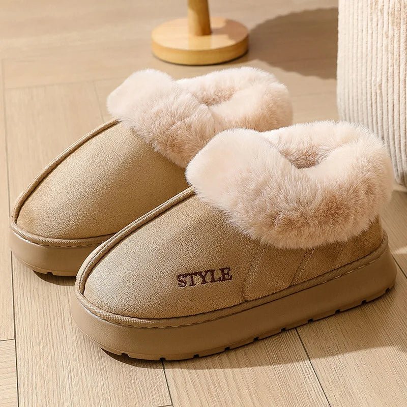 Cozy Plush Women’s Fuzzy Winter Ankle Boots - Merry & Cosy