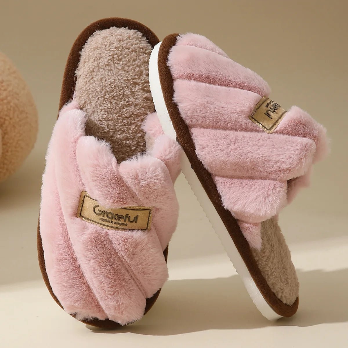 Cozy Plush Women’s Winter Slippers – Soft Indoor Comfort Shoes - Merry & Cosy