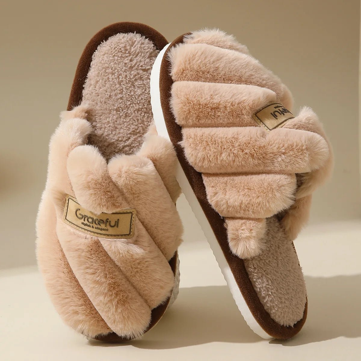 Cozy Plush Women’s Winter Slippers – Soft Indoor Comfort Shoes - Merry & Cosy
