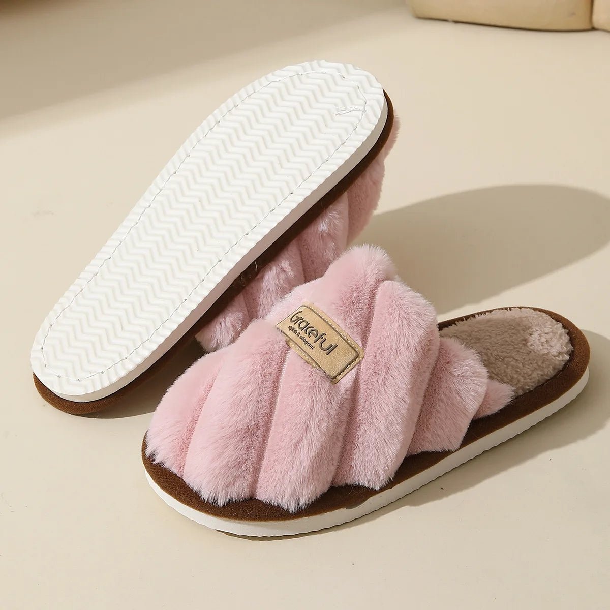 Cozy Plush Women’s Winter Slippers – Soft Indoor Comfort Shoes - Merry & Cosy