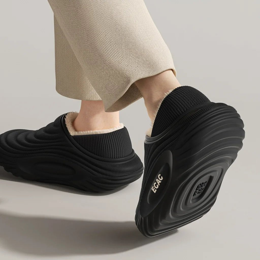 EVA Winter Slippers for Men & Women – Warm Fur - Lined Anti - Slip Indoor & Outdoor Clogs - Merry & Cosy