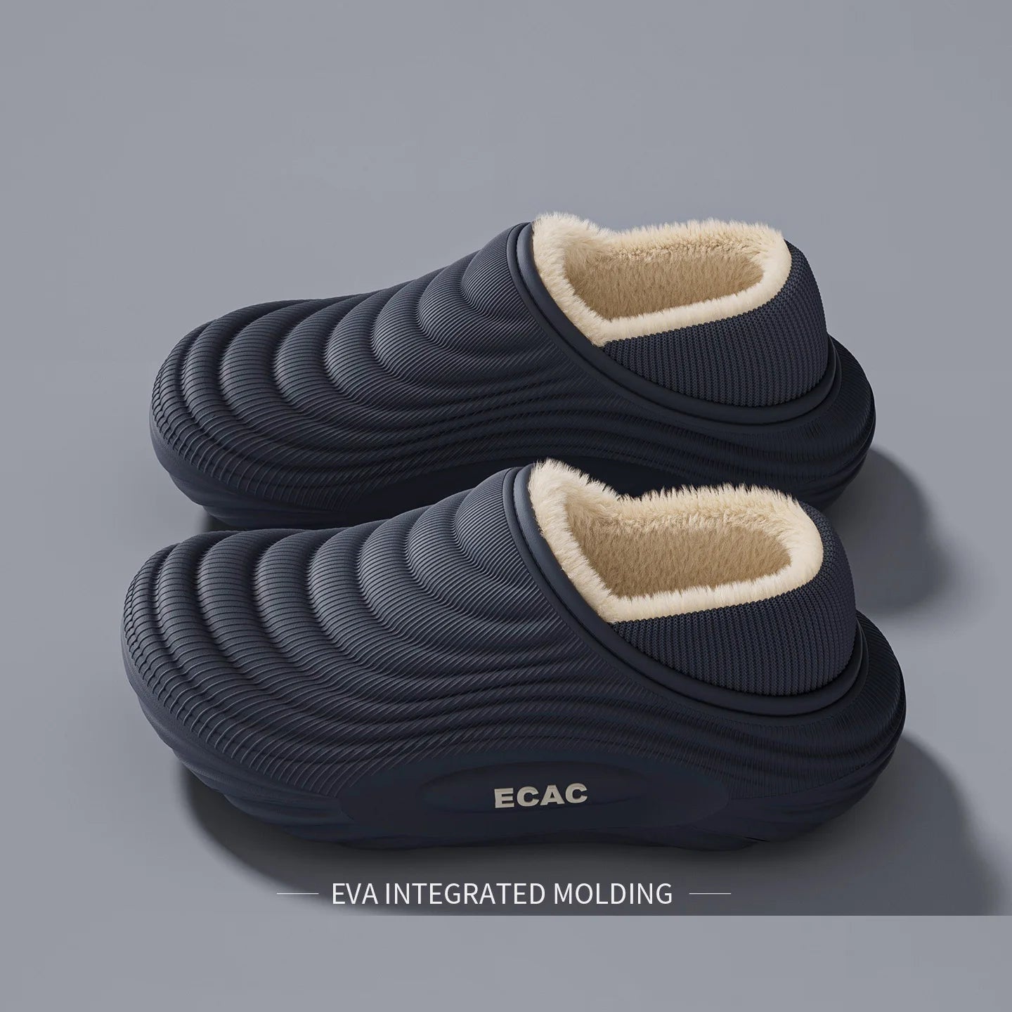 EVA Winter Slippers for Men & Women – Warm Fur - Lined Anti - Slip Indoor & Outdoor Clogs - Merry & Cosy
