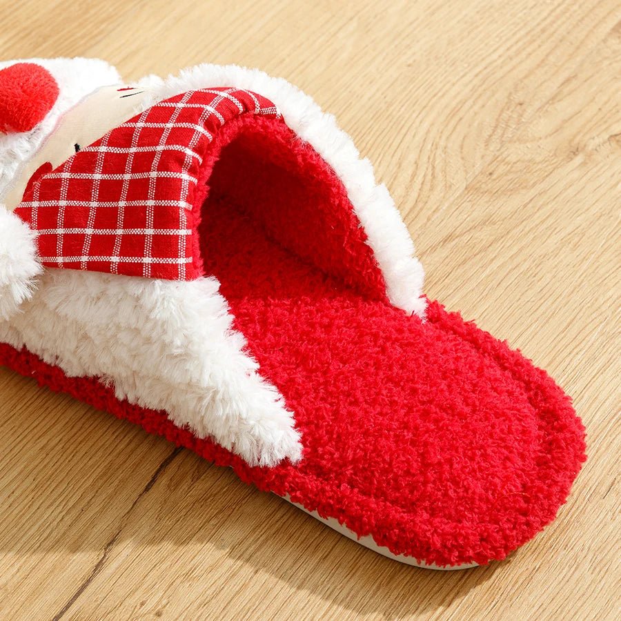 Festive Santa Claus Christmas Slippers - Merry & Cosy