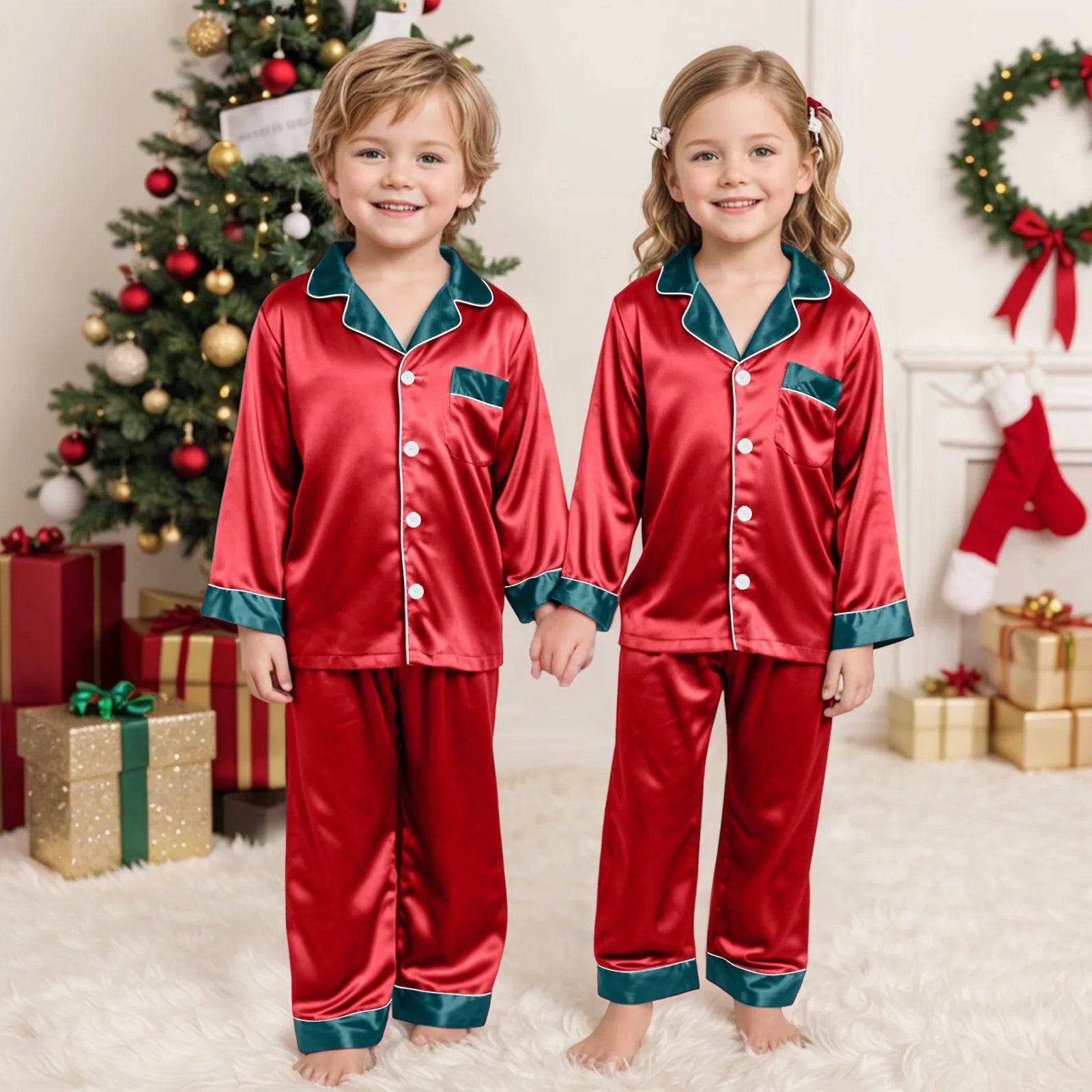 Luxury Kids Christmas Pyjamas - Merry & Cosy