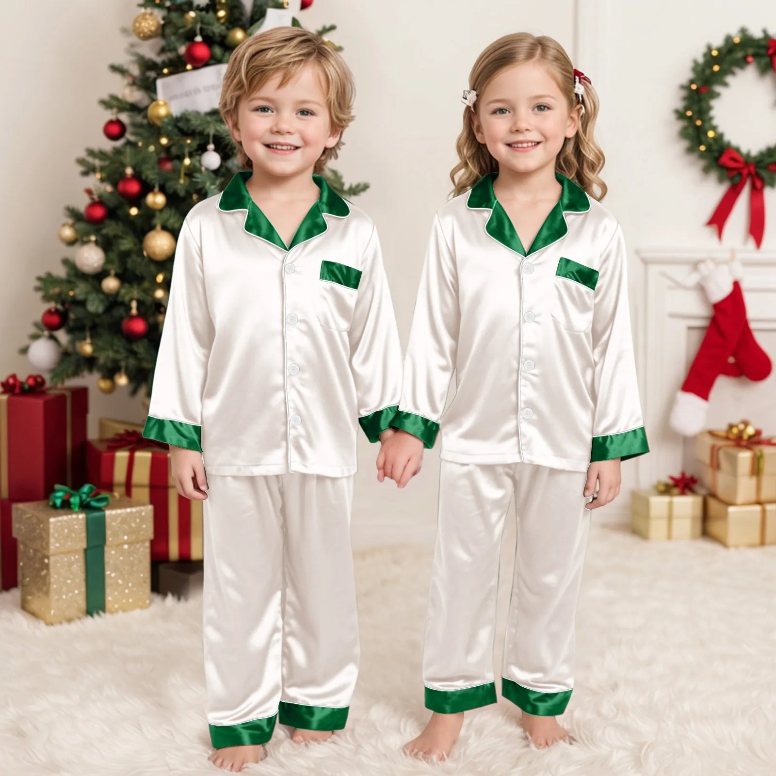 Luxury Kids Christmas Pyjamas - Merry & Cosy
