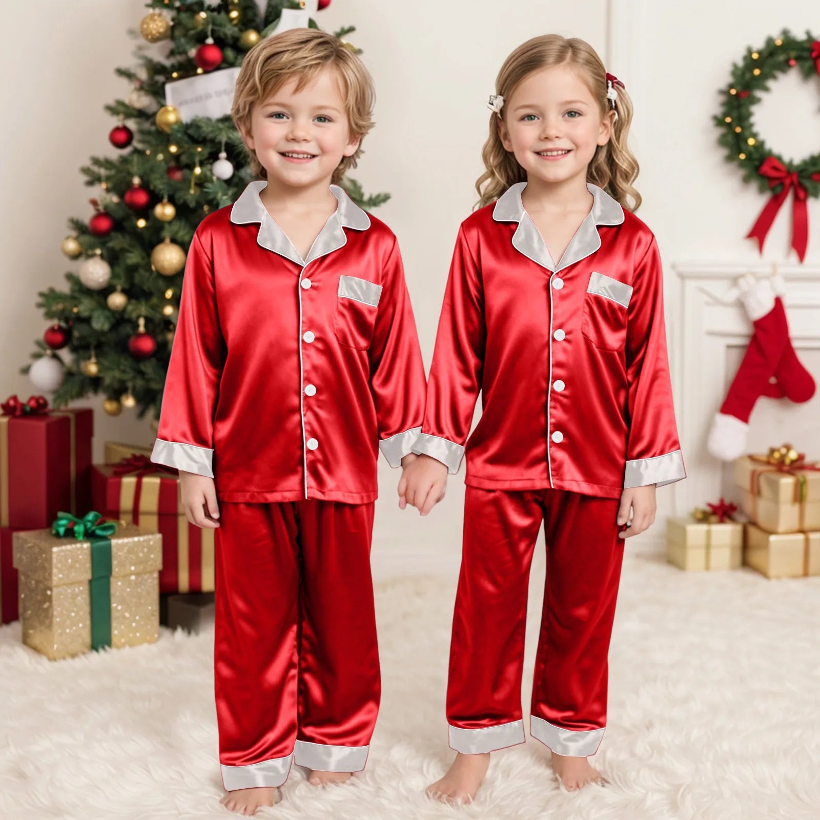 Luxury Kids Christmas Pyjamas - Merry & Cosy