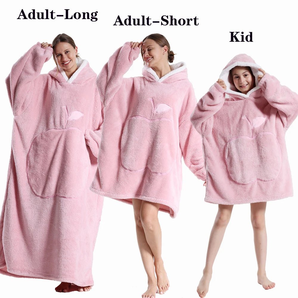 Matching Family Oversized Blanket Hoodies - Merry & Cosy
