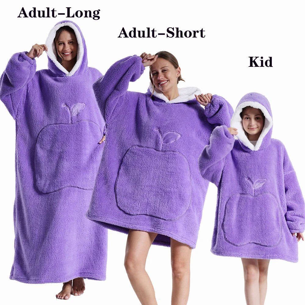 Matching Family Oversized Blanket Hoodies - Merry & Cosy