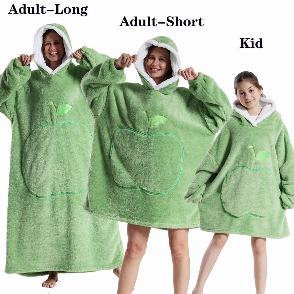 Matching Family Oversized Blanket Hoodies - Merry & Cosy