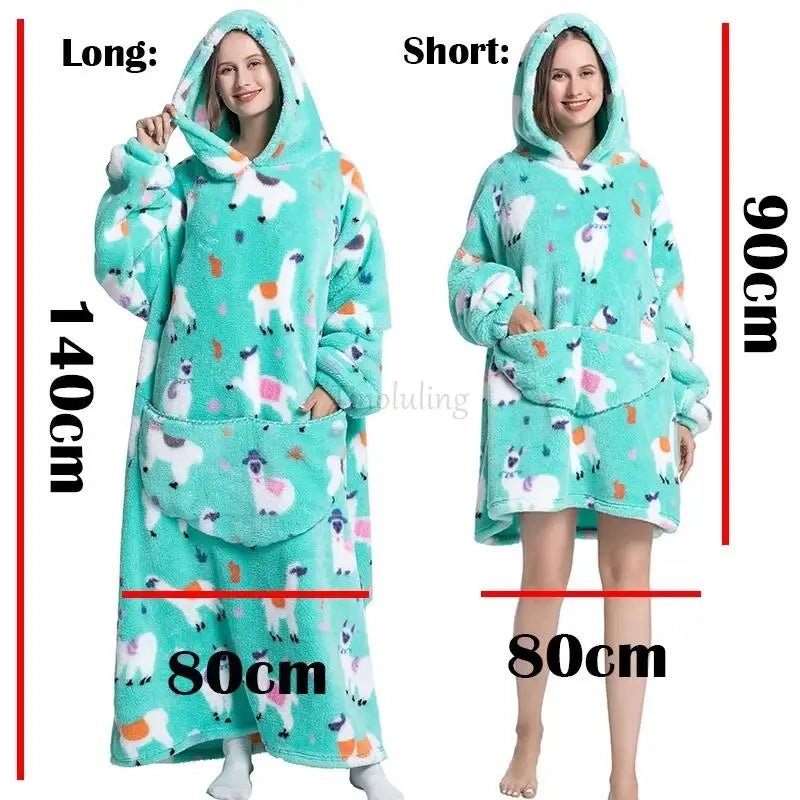 Matching Family Oversized Blanket Hoodies - Merry & Cosy