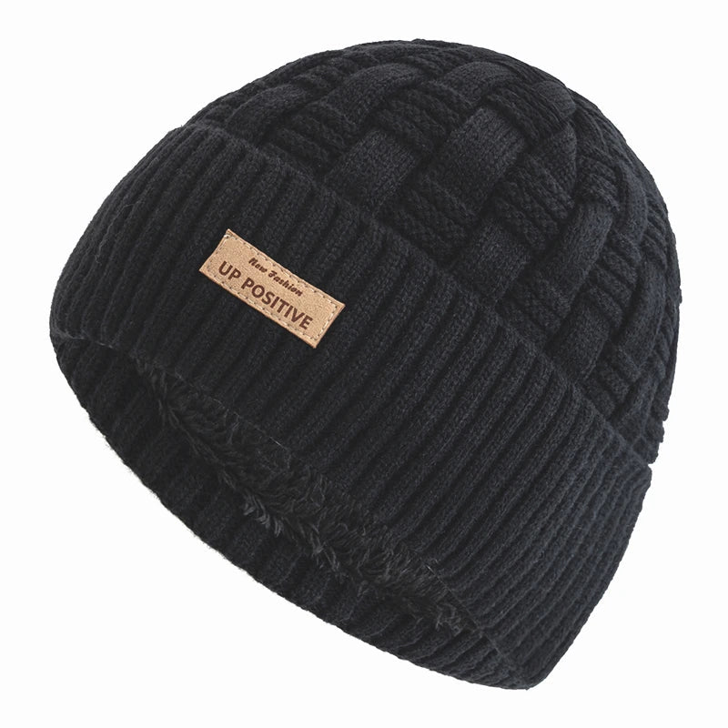 Ribbed Knit Beanie Hat – Warm Winter Beanie for Men & Women - Merry & Cosy