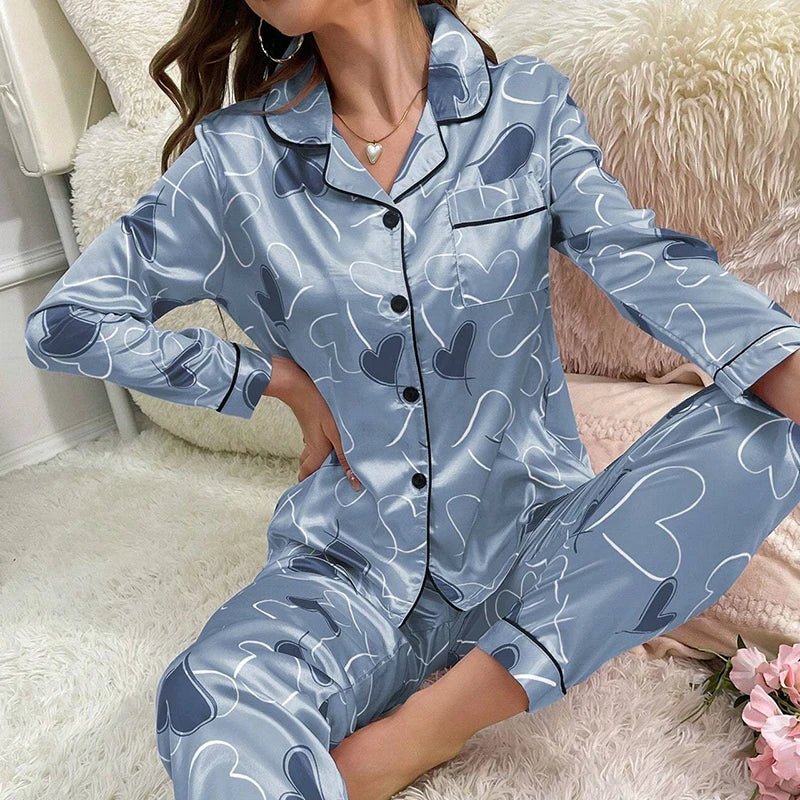 The Ultimate Satin Pyjama Set - Merry & Cosy