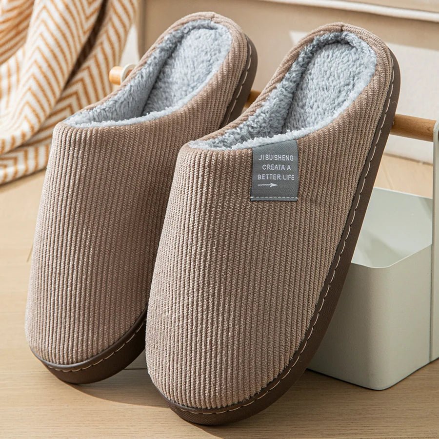Women’s Corduroy Slippers - Merry & Cosy