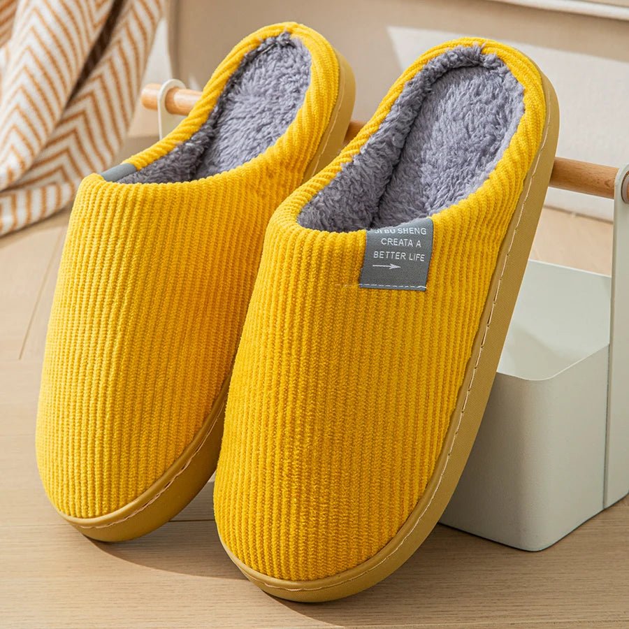 Women’s Corduroy Slippers - Merry & Cosy